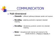 COMMUNICATION