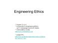 Engineering Ethics PowerPoint PPT Presentation