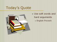 Today’s Quote