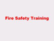 Fire Safety Training