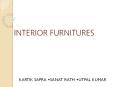 INTERIOR FURNITURES PowerPoint PPT Presentation