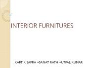 INTERIOR FURNITURES