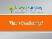 What is Crowdfunding