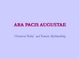 ARA PACIS AUGUSTAE PowerPoint PPT Presentation