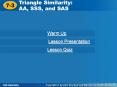 Triangle Similarity: PowerPoint PPT Presentation