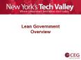Lean Government Overview PowerPoint PPT Presentation