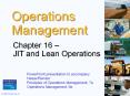 JIT and Lean Systems PowerPoint PPT Presentation