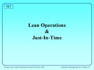 Lean Operations