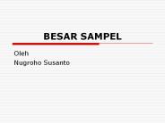 BESAR SAMPEL