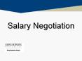 AGENDA Goal of Salary Negotiation Preparation Calculating PowerPoint PPT Presentation