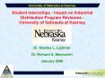 Student Internships - Impact on Industrial Distribution Program Revisions - University of Nebraska at Kearney PowerPoint PPT Presentation