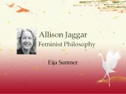 Allison Jaggar   Feminist Philosophy