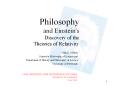Philosophy and Einstein's Discovery of the Theories of Relativity PowerPoint PPT Presentation