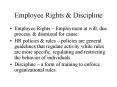 Employee Rights & Discipline PowerPoint PPT Presentation