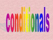 conditionals