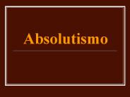 Absolutismo