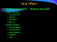 Tang Religion PowerPoint PPT Presentation