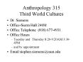 Anthropology 315 Third World Cultures PowerPoint PPT Presentation