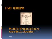 EDAD MODERNA