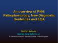 An overview of PNH: Pathophysiology, New Diagnostic Guidelines and EQA PowerPoint PPT Presentation