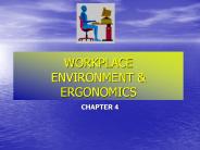 WORKPLACE ENVIRONMENT