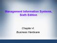 Management Information Systems, Sixth Edition PowerPoint PPT Presentation