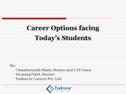 Career Options facing