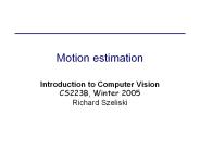Motion estimation