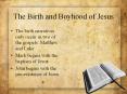 The Birth and Boyhood of Jesus PowerPoint PPT Presentation