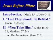 Jesus Before Pilate