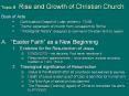 Topic 8   Rise and Growth of Christian Church PowerPoint PPT Presentation