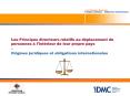 Les Principes directeurs relatifs au dйplacement de personnes а l’intйrieur de leur propre pays - Origines juridiques et obligations internationales PowerPoint PPT Presentation
