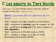 C. Les espoirs du Tiers Monde PowerPoint PPT Presentation