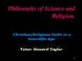 Philosophy of Science and Religion. PowerPoint PPT Presentation