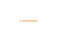 Cuestionario