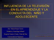 INFLUENCIA DE LA TELEVISI