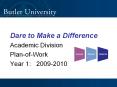 Dare to Make a Difference PowerPoint PPT Presentation