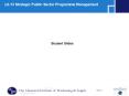 L6-13 Strategic Public Sector Programme Management Student PowerPoint PPT Presentation