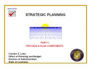STRATEGIC PLANNING