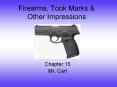 Firearms, Took Marks & Other Impressions PowerPoint PPT Presentation