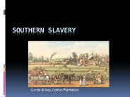 Southern Slavery