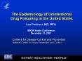 The Epidemiology of Unintentional Drug Poisoning in the United States PowerPoint PPT Presentation