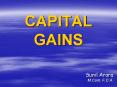 CAPITAL GAINS PowerPoint PPT Presentation