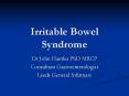 Irritable Bowel Syndrome PowerPoint PPT Presentation