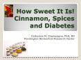 How Sweet It Is! Cinnamon, Spices and Diabetes PowerPoint PPT Presentation