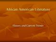 African American Literature PowerPoint PPT Presentation