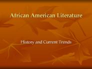 African American Literature