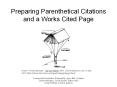 Preparing Parenthetical Citations and a Works Cited Page PowerPoint PPT Presentation