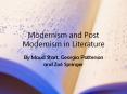 Modernism and Post Modernism in Literature PowerPoint PPT Presentation