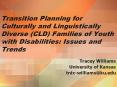 Transition Planning for Culturally and Linguistically Diverse (CLD) Families of Youth with Disabilities: Issues and Trends PowerPoint PPT Presentation
